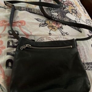 Ralph Lauren Crossbosy - black leather